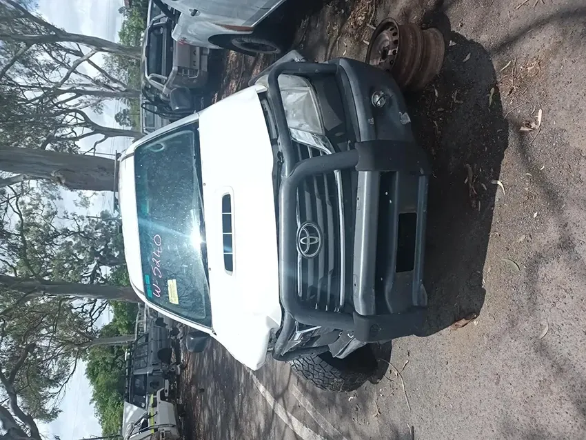 A White Truck with a Black Bumper — South West 4WD Wreckers In Brisbane, QLD