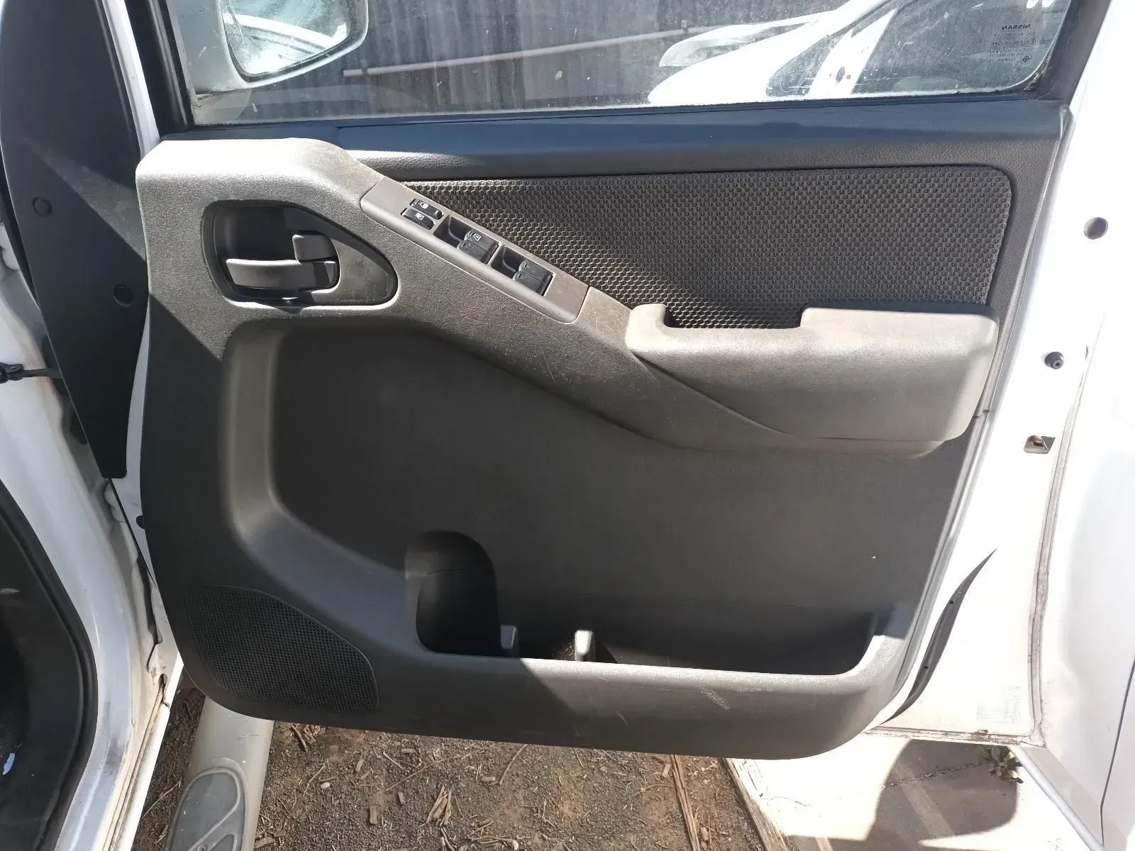 Black Interior Car Door With Window Controls and a Storage Pocket — South West 4WD Wreckers In Brisbane, QLD
