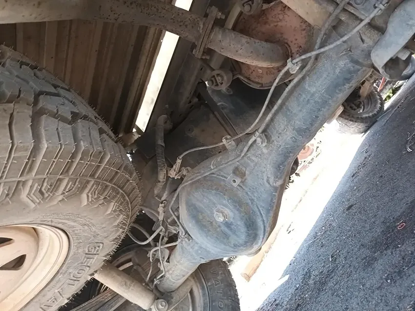 A Close Up of the Rear Axle of a Truck — South West 4WD Wreckers In Brisbane, QLD