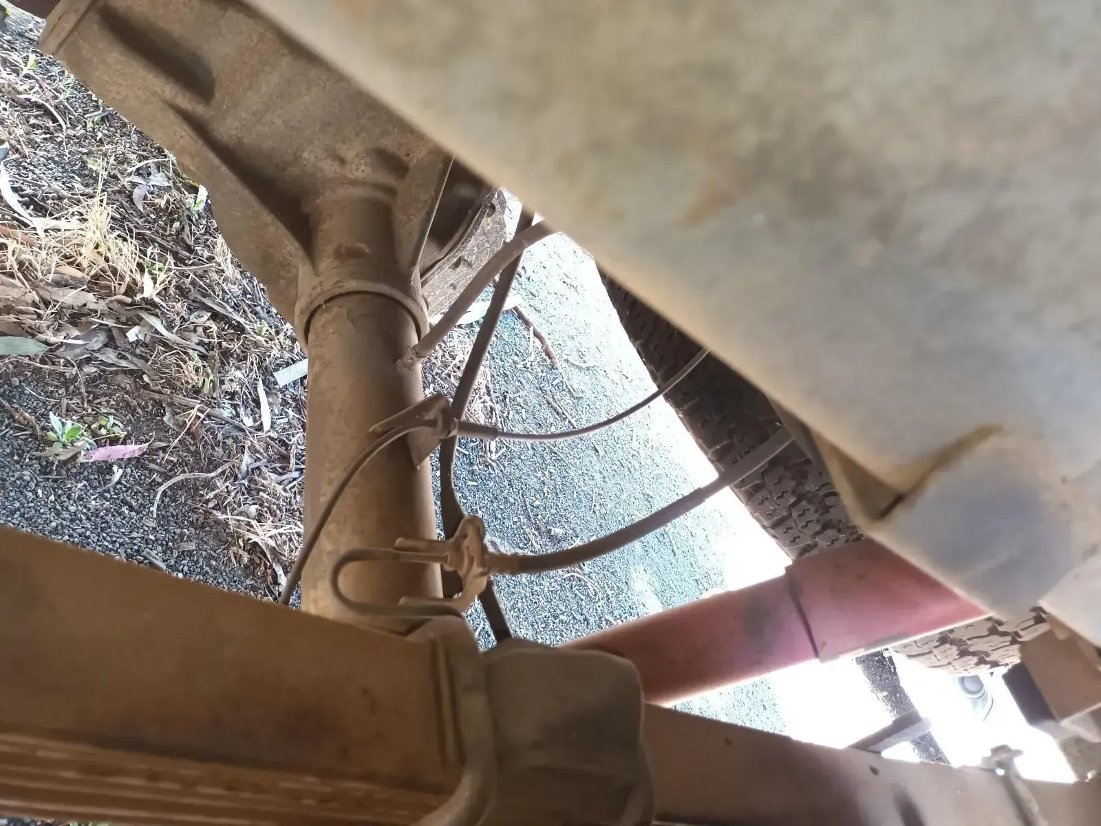 Underside of a Vehicle With a Rear Axle — South West 4WD Wreckers In Brisbane, QLD