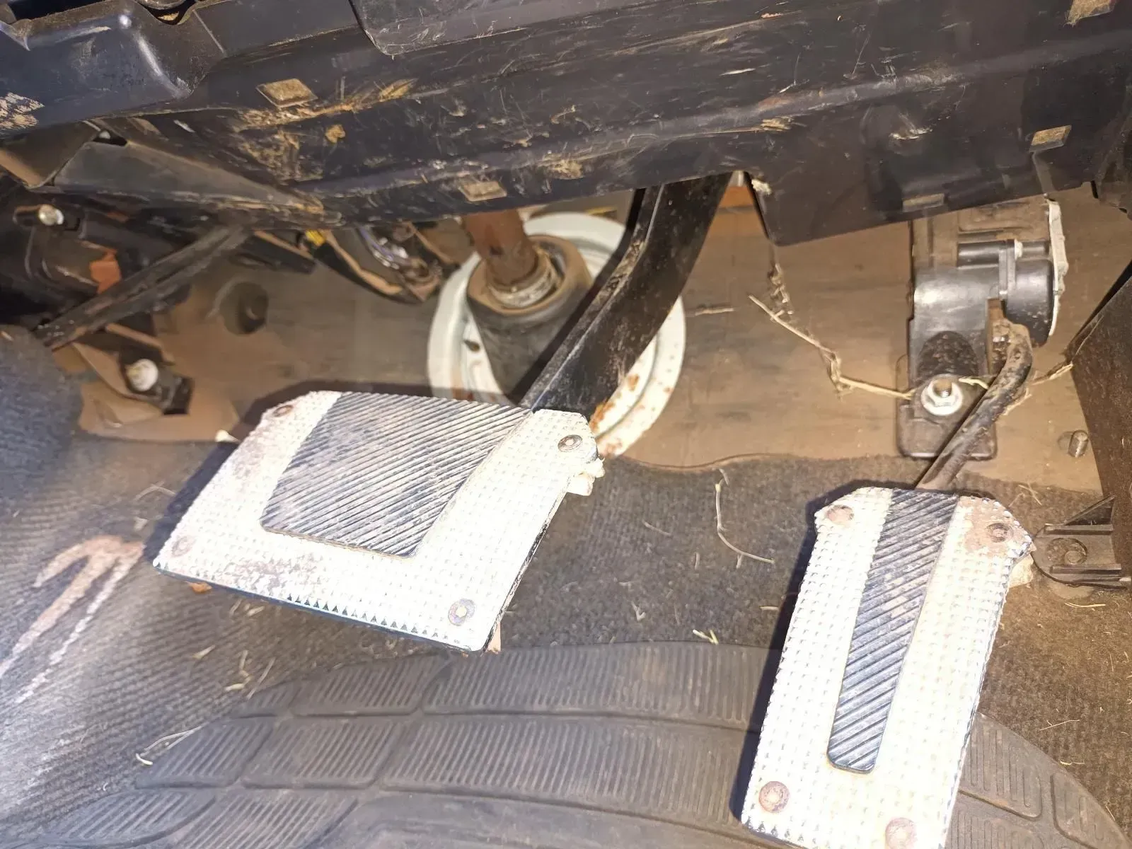 Foot Pedals in a Vehicle, Accelerator on the Right, Brake on the Left — South West 4WD Wreckers In Brisbane, QLD