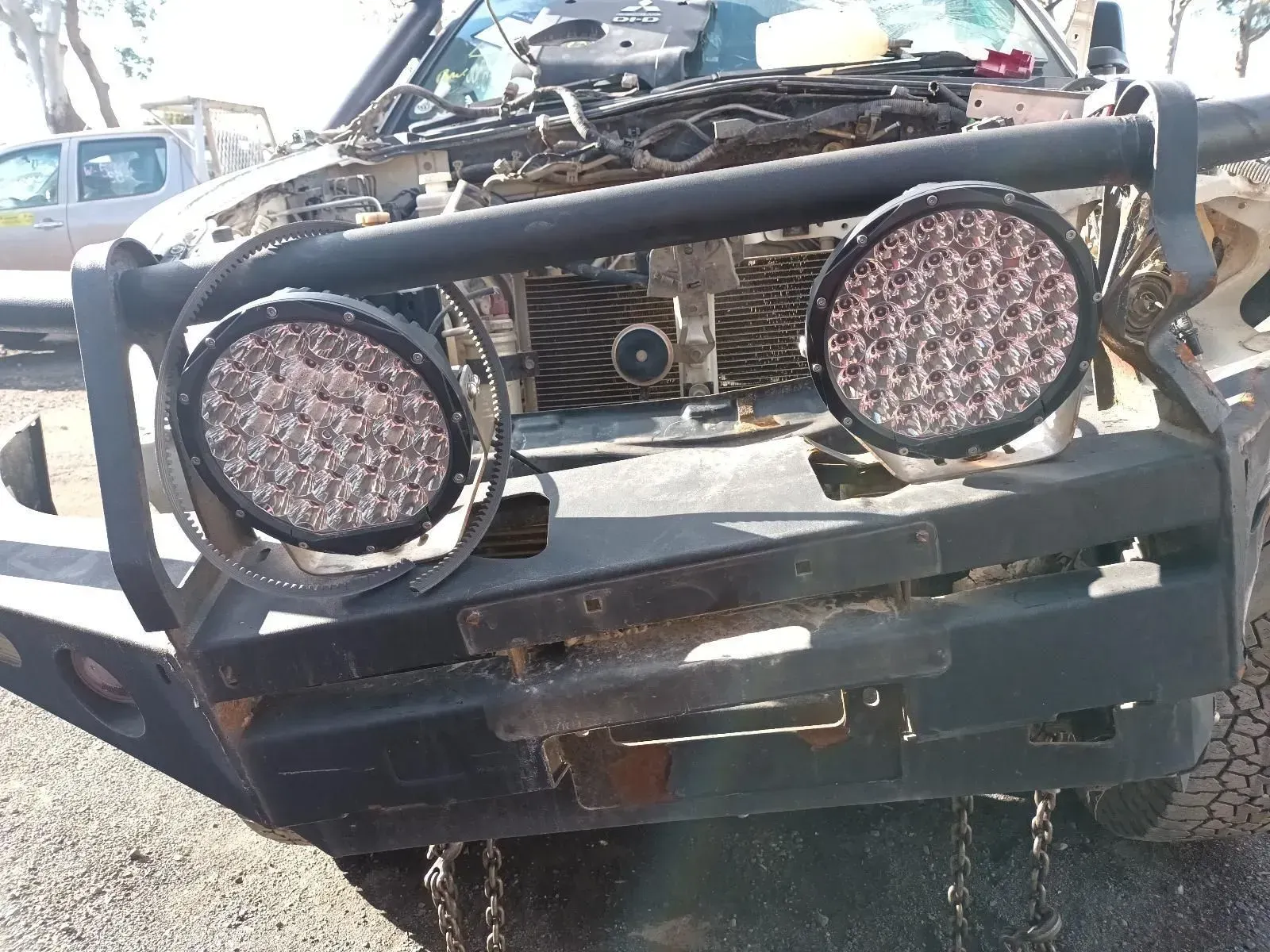 Close-up of a 4x4 Vehicle's Front — South West 4WD Wreckers In Brisbane, QLD