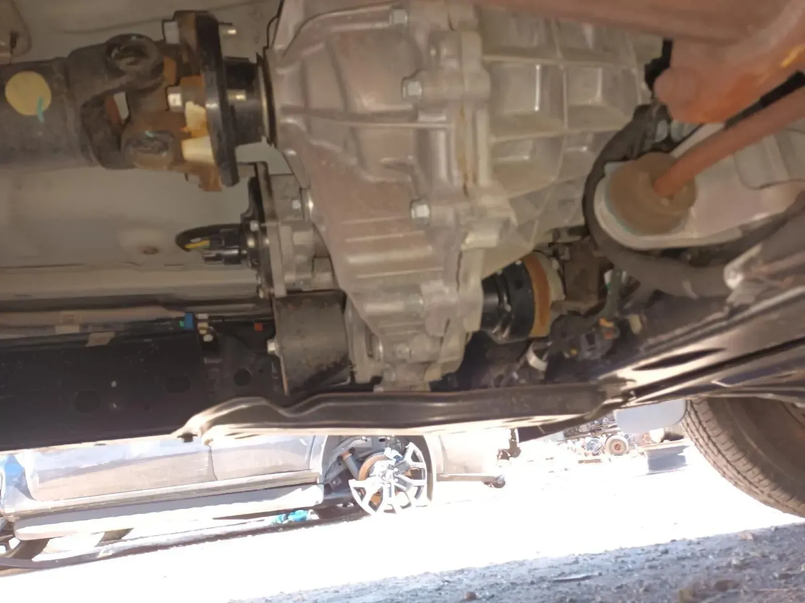 Undercarriage of a Vehicle Showing a Transmission — South West 4WD Wreckers In Brisbane, QLD
