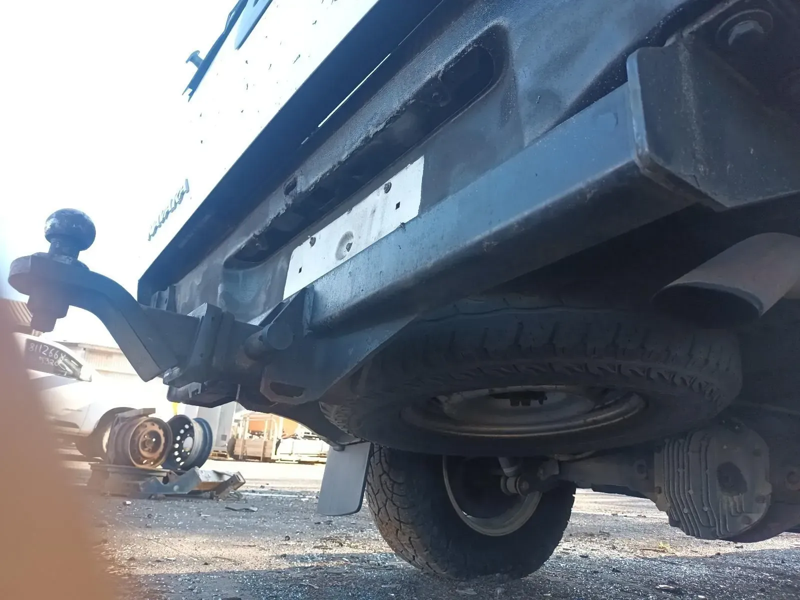 Underside of a Black Vehicle's Rear — South West 4WD Wreckers In Brisbane, QLD