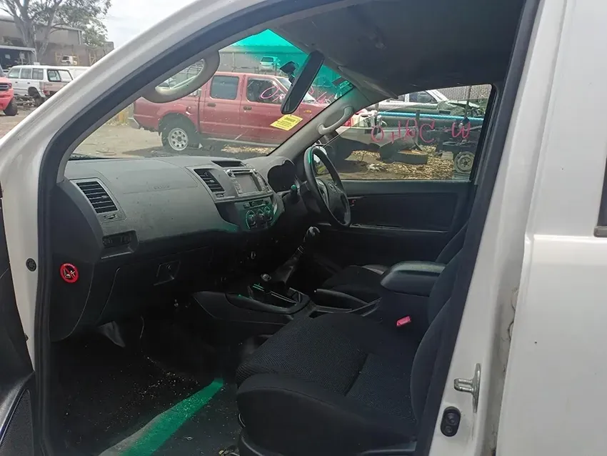 The Inside of a White Truck with the Door Open — South West 4WD Wreckers In Brisbane, QLD