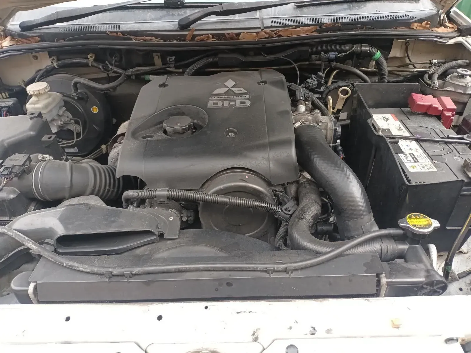Mitsubishi Di-D Engine Bay With Black Components — South West 4WD Wreckers In Brisbane, QLD