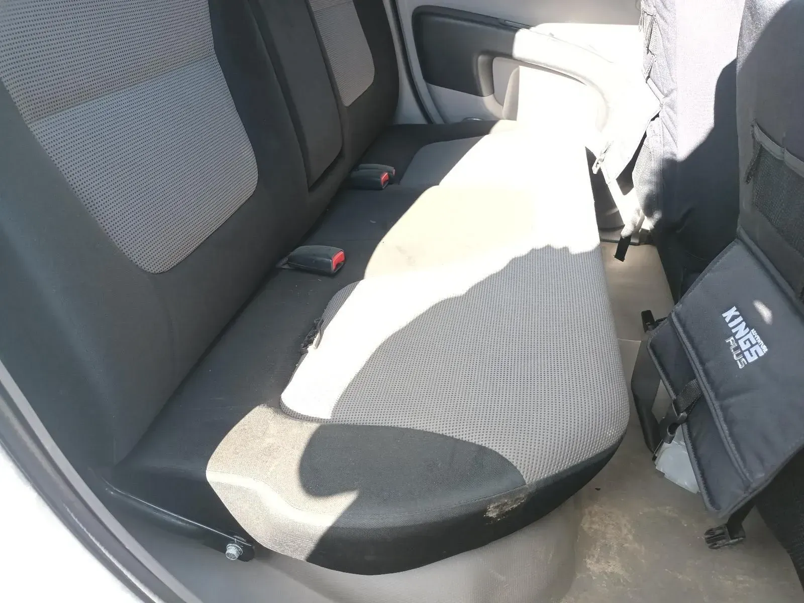 Back Seat of a Car With Gray and Black Upholstery — South West 4WD Wreckers In Brisbane, QLD