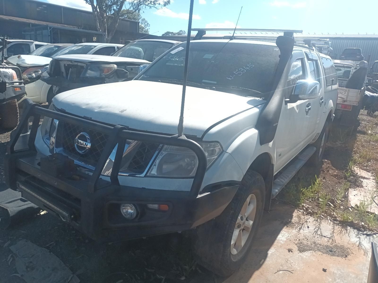 W-5345 NISSAN NAVARA D40 ST-X 550 V9X 3.0L DIESEL V6 AUTOMATIC 4WD 2013