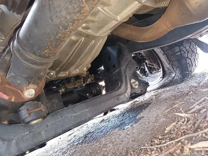 A Close Up of the Underside of a Car on the Ground — South West 4WD Wreckers In Brisbane, QLD