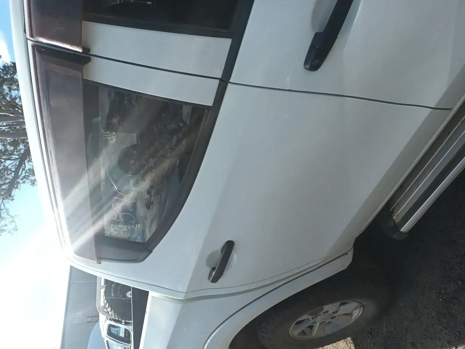 White Pickup Truck, Side View, Parked Outdoors on a Sunny Day — South West 4WD Wreckers In Brisbane, QLD