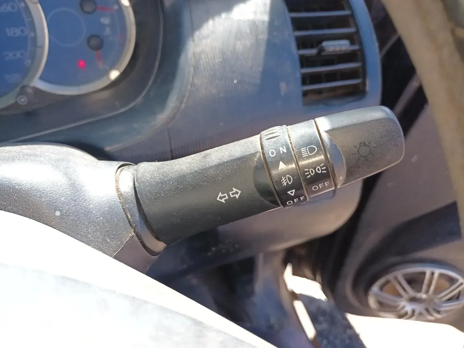 Black Turn Signal and Light Control Lever in a Car — South West 4WD Wreckers In Brisbane, QLD