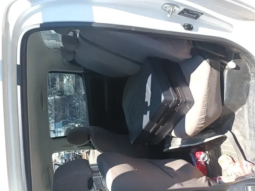 The Back Seat of a Car With the Door Open — South West 4WD Wreckers In Brisbane, QLD