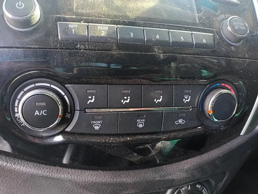 A Close Up of a Cars A/c Control Panel — South West 4WD Wreckers In Brisbane, QLD