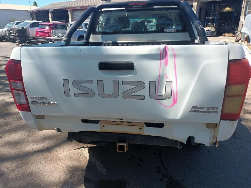 A White Isuzu Truck is Parked in a Parking Lot — South West 4WD Wreckers In Brisbane, QLD