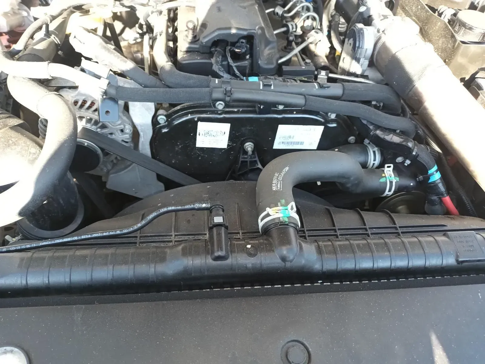 An Engine Bay With Hoses, Belts, and Components — South West 4WD Wreckers In Brisbane, QLD