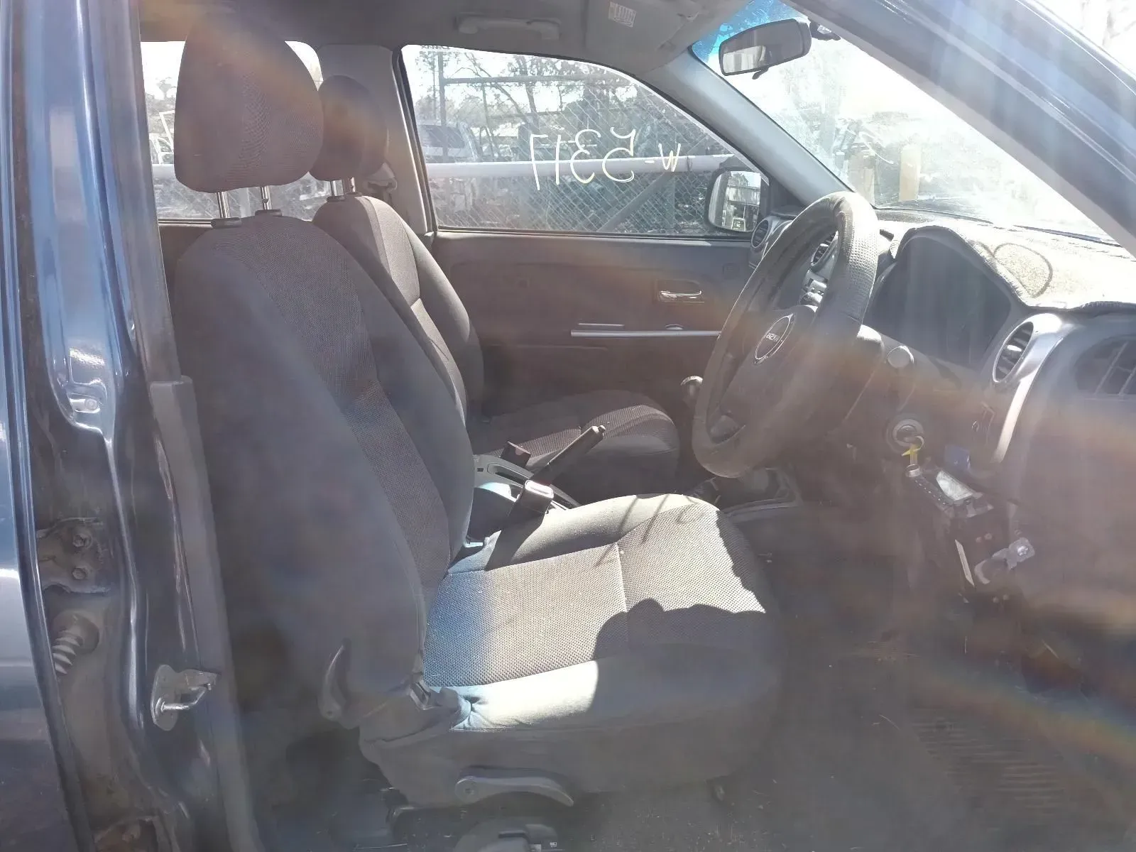 Interior View of a Blue Car. the Driver's Seat is Visible — South West 4WD Wreckers In Brisbane, QLD