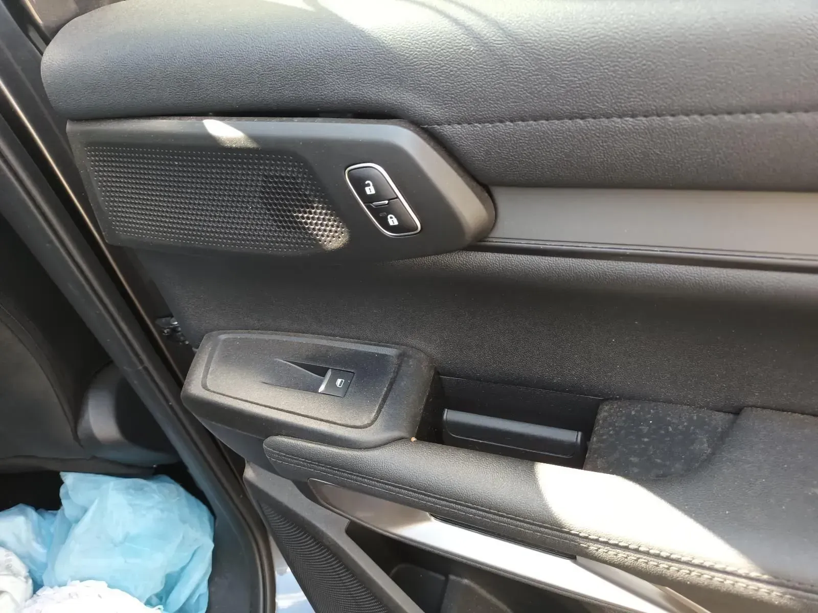 Car Door Interior With Speaker, Seat Controls, and Window Control Buttons — South West 4WD Wreckers In Brisbane, QLD