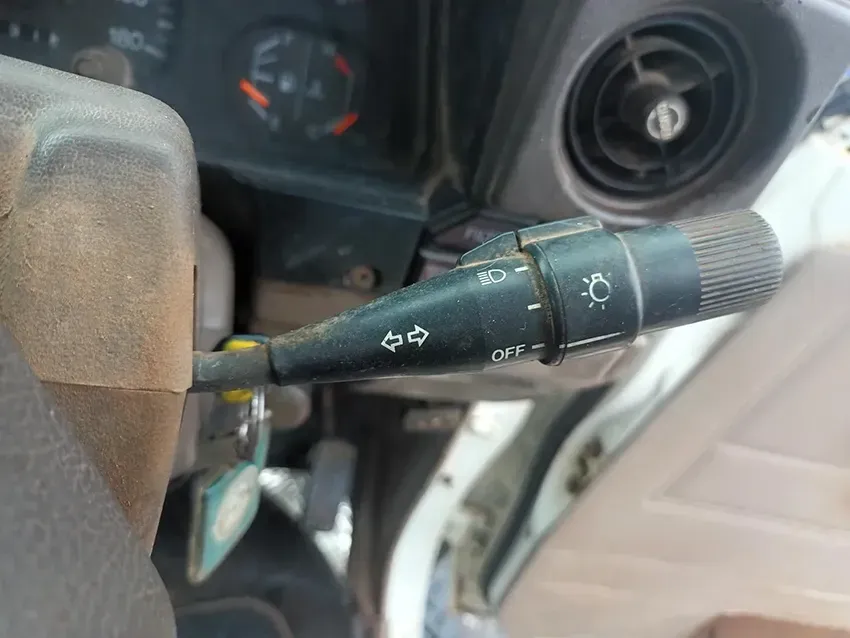 A Close Up of a Steering Wheel With a Light Switch on It — South West 4WD Wreckers In Brisbane, QLD