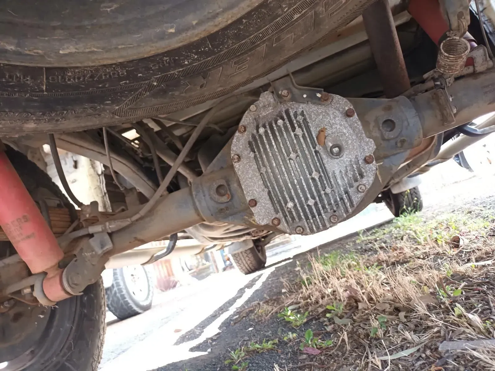 Undercarriage of a Vehicle With Focus on the Rear Axle Differential — South West 4WD Wreckers In Brisbane, QLD