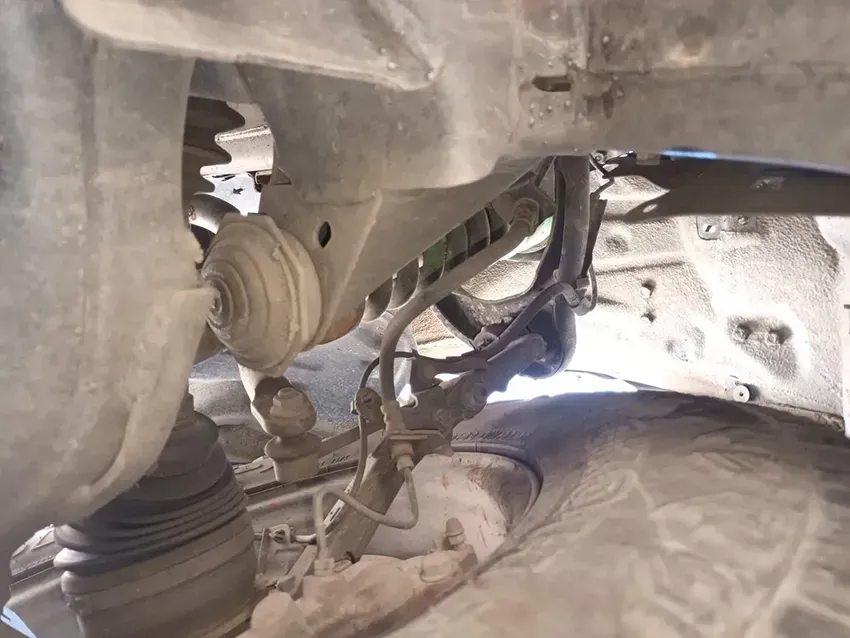 A Close Up of the Underside of a Car Showing the Suspension System — South West 4WD Wreckers In Brisbane, QLD