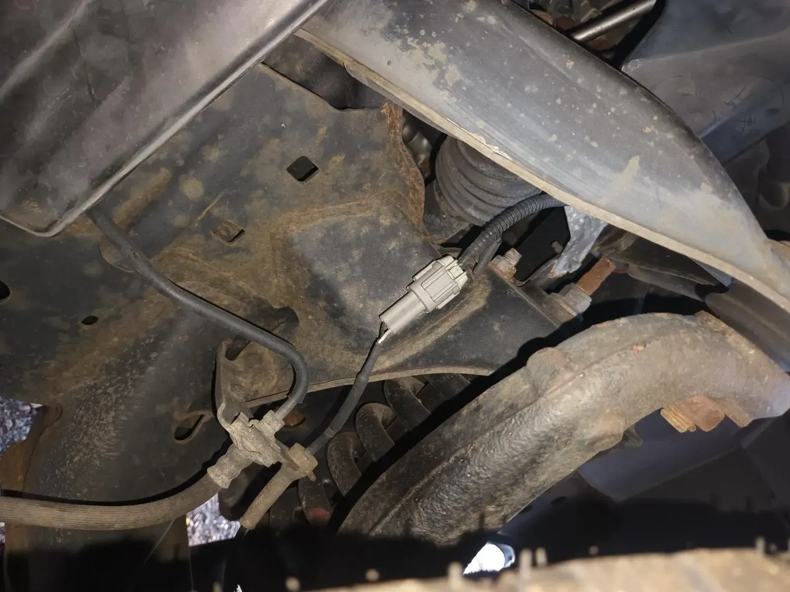 Under-car View Showing Rusted Components — South West 4WD Wreckers In Brisbane, QLD