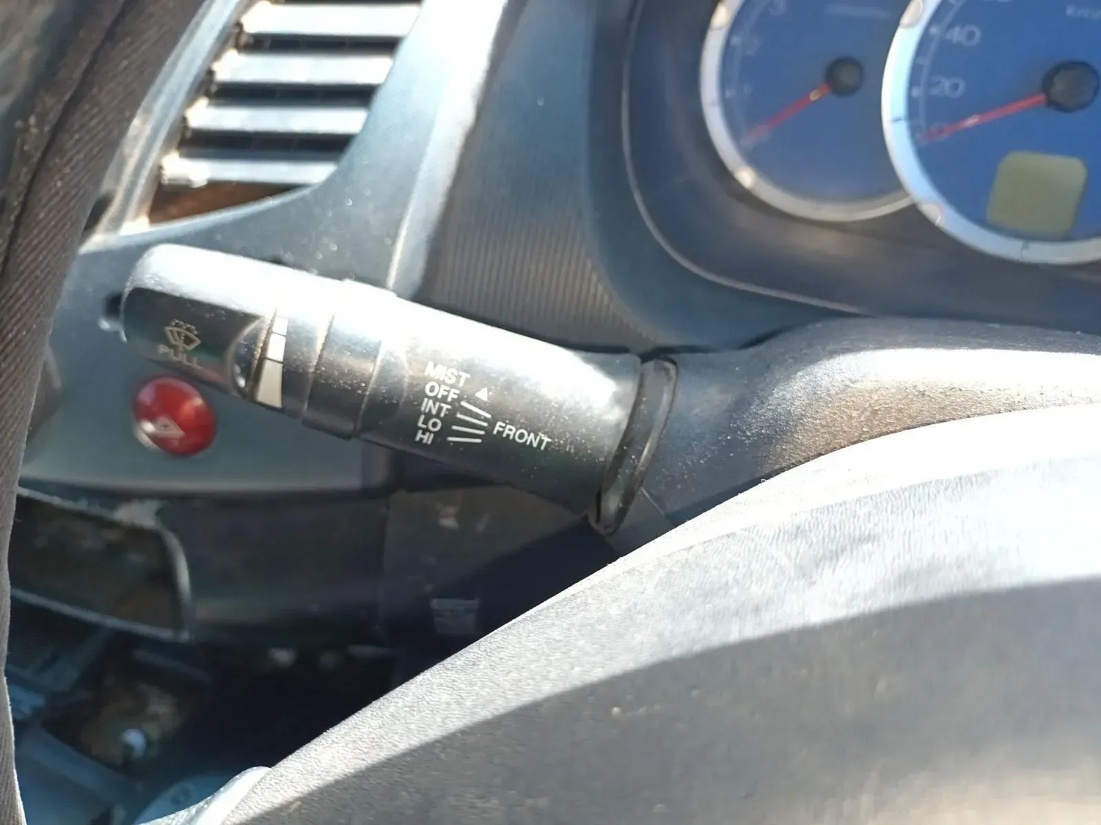 Black Windshield Wiper Lever on a Car's Steering Column — South West 4WD Wreckers In Brisbane, QLD