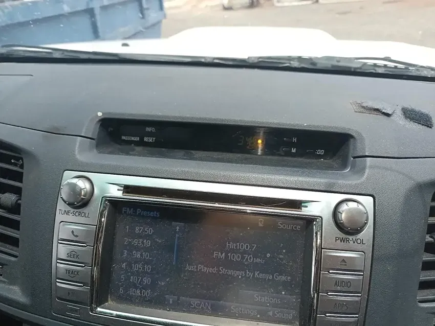 The Dashboard of a Car with a Radio on It — South West 4WD Wreckers In Brisbane, QLD