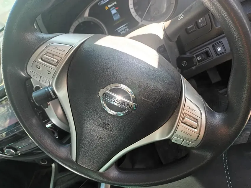 A Close Up of the Steering Wheel of a Nissan Car — South West 4WD Wreckers In Brisbane, QLD