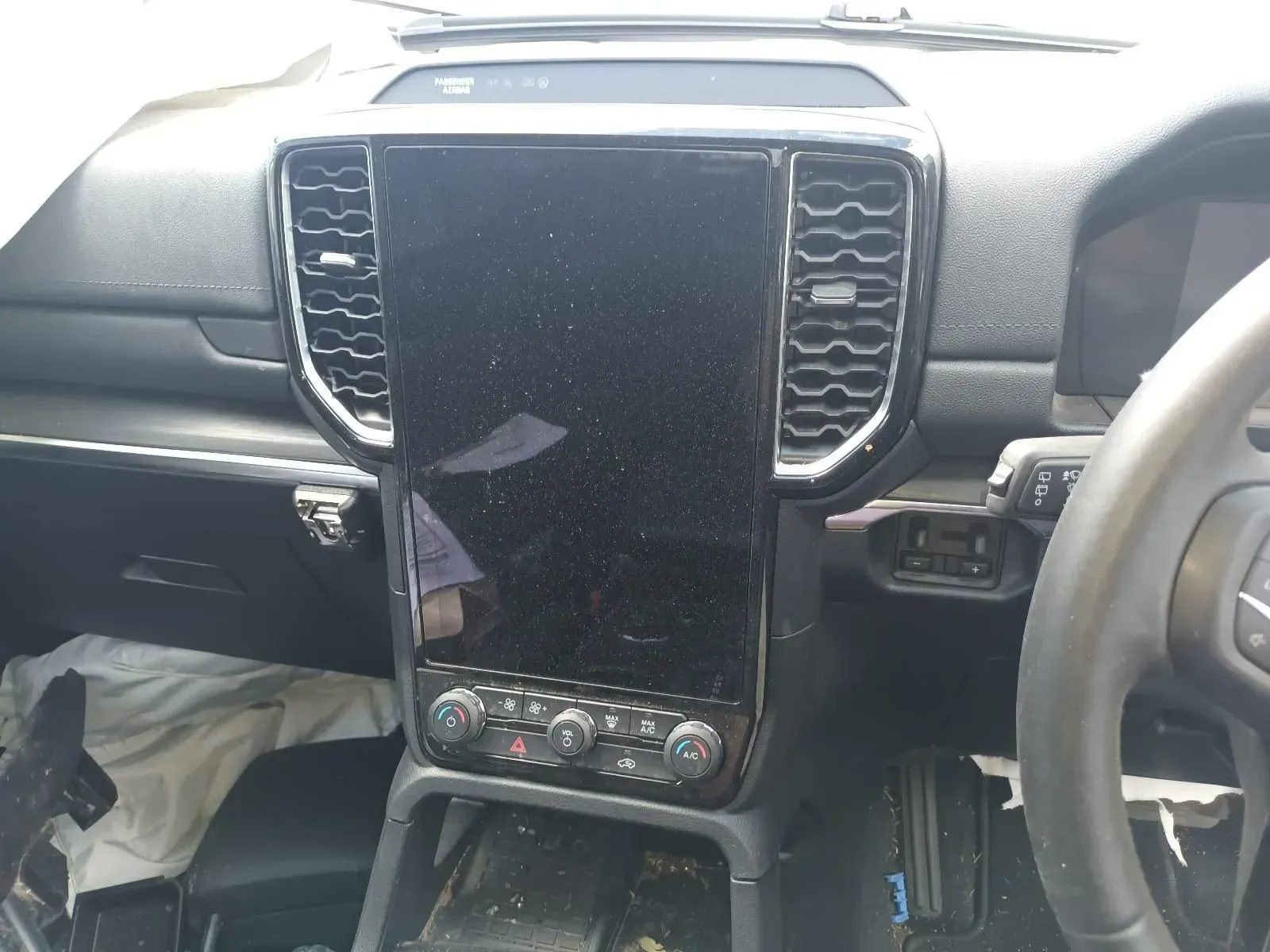 Black Car Dashboard With a Large Touchscreen Display — South West 4WD Wreckers In Brisbane, QLD