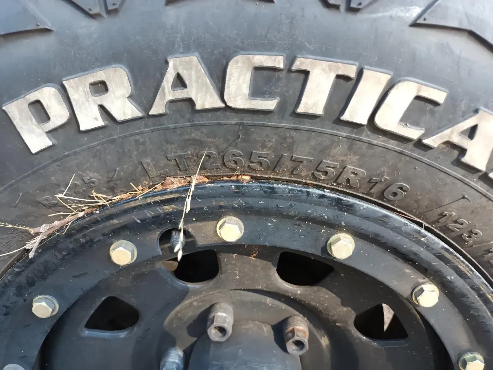 Close-up View of a Black Tyre — South West 4WD Wreckers In Brisbane, QLD