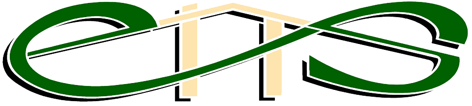 A green and tan Emerson Home Services logo