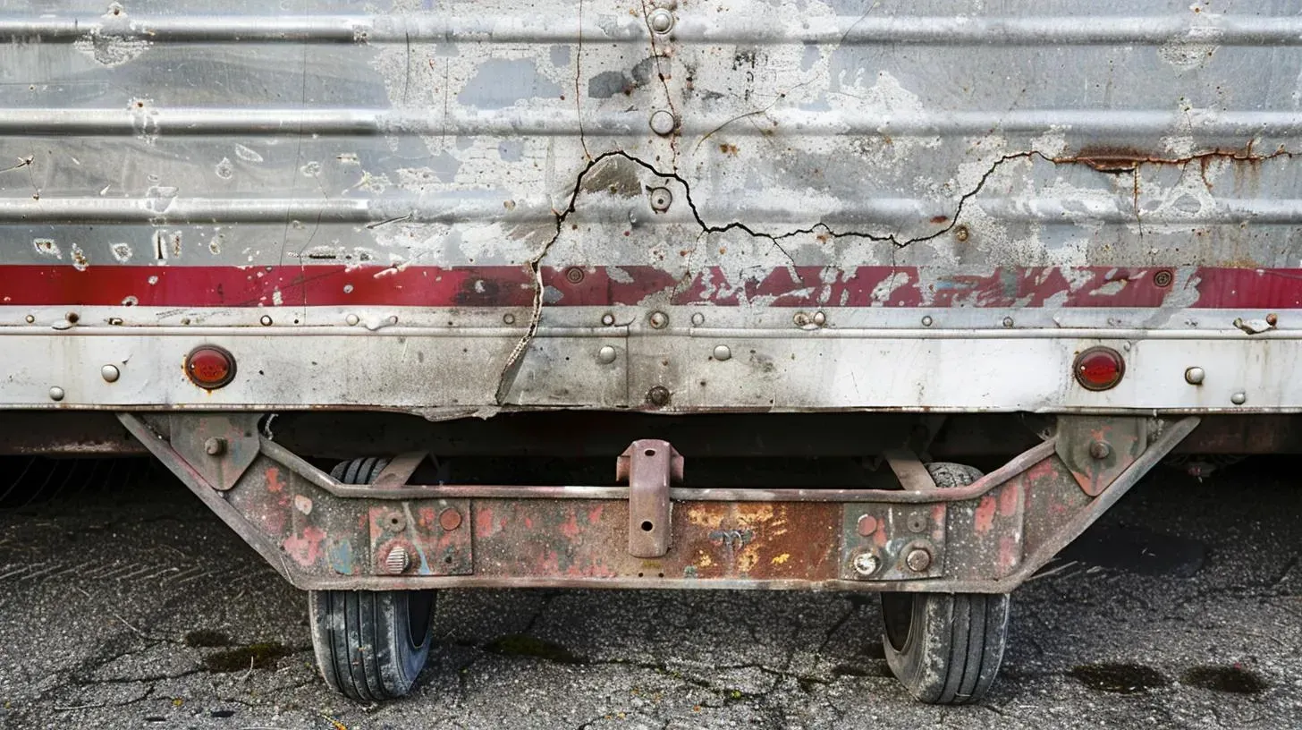 Utility trailer ramp hinge crack that keeps returning