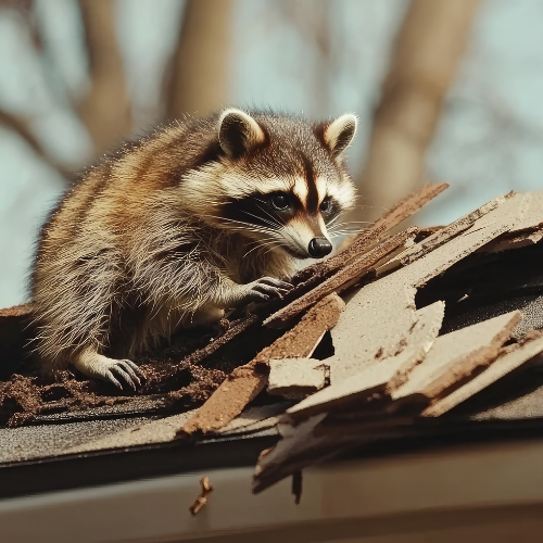 Two wild boars in a wooded area, one in the foreground, foraging. The other is further back.