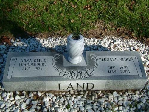 A grave for anna belle and bernard ward