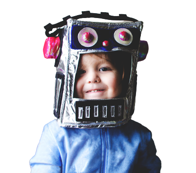 Kid with robot costume | La Crosse, WI | Coulee Children’s Center