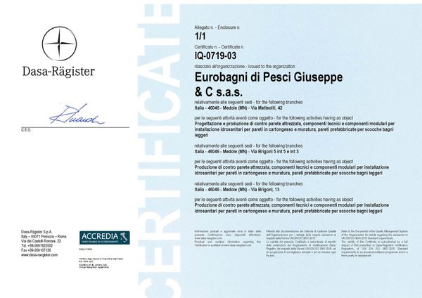 Click to download Certificato ISO IQ-0719-03