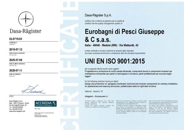 Click to download Certificato UNI EN ISO 9001:2015
