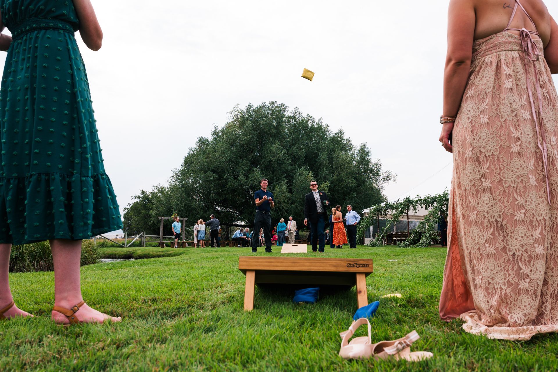 Guest enjoy the creek and meadow at El Western 