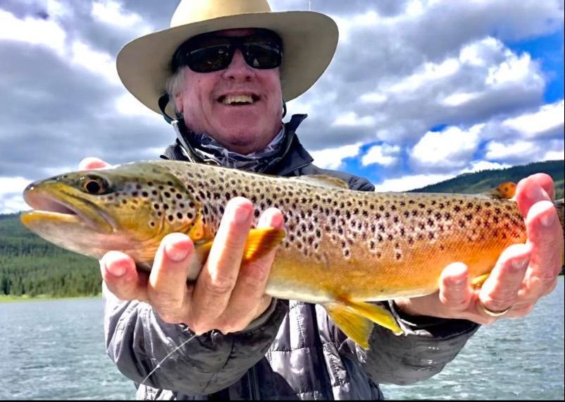 Guest catch of the day- fly fishing