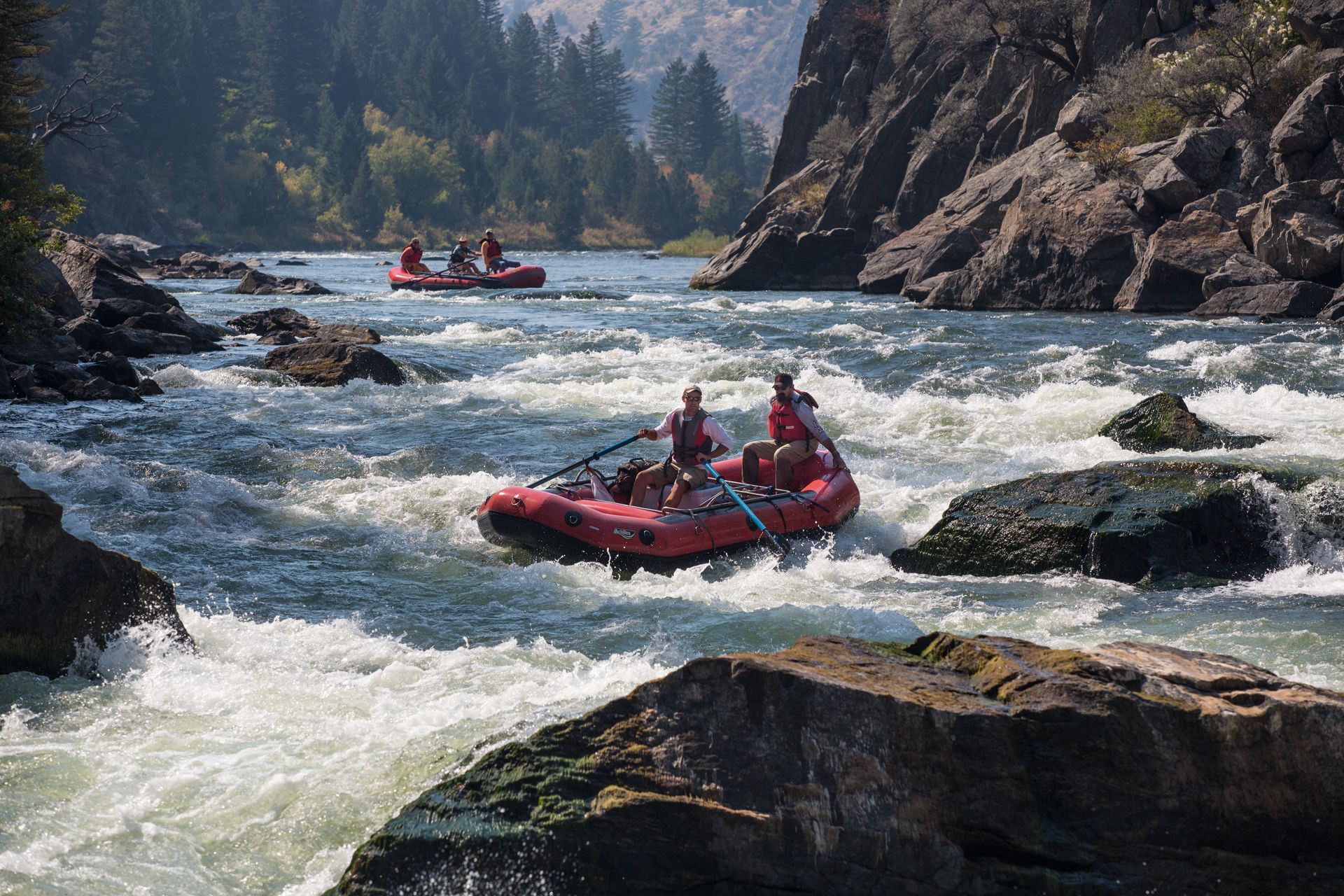 Beartrap Canyon White Water Rafting