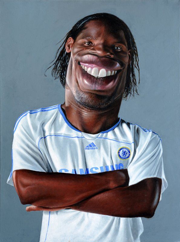 caricature football stars