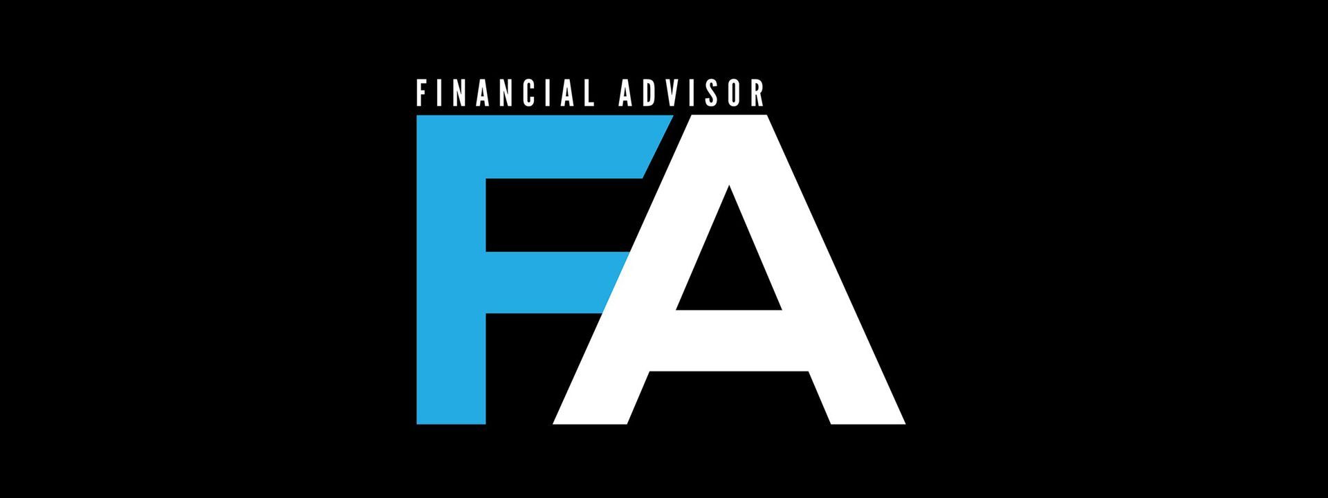 Blue-White FA, Financial Advisor Magazine Logo.