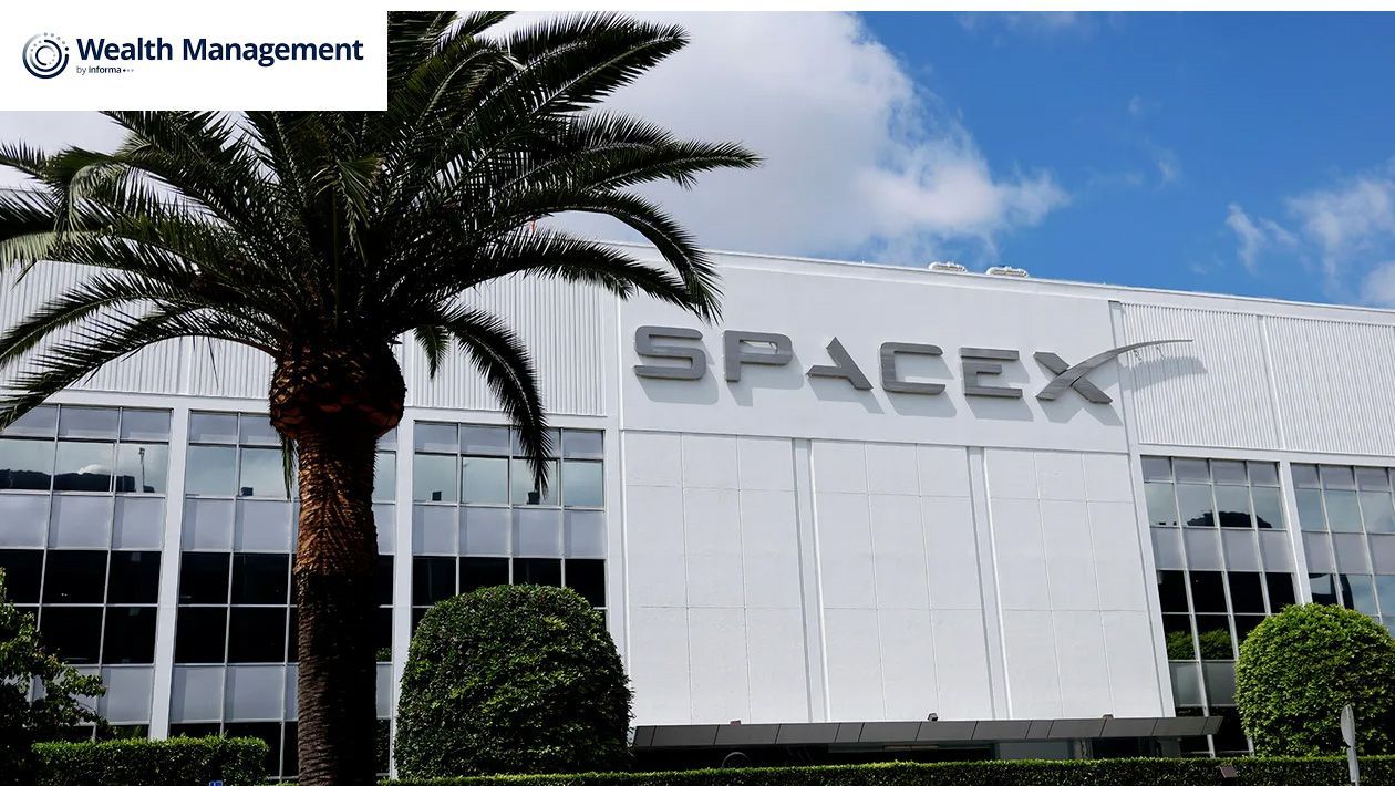 An image highlighting Jennifer Horton being featured in Wealth Management’s SpaceX IPO article 