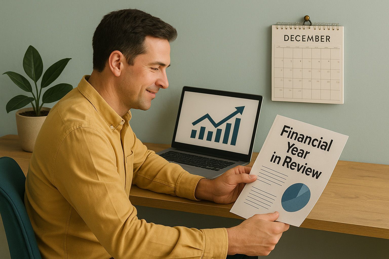 An individual reviewing their finances changes to make for 2026