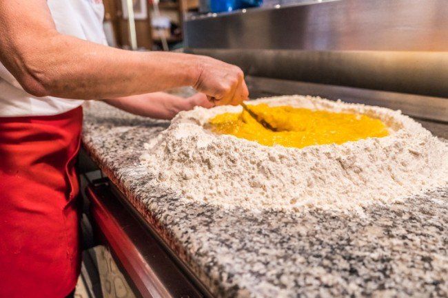 Impasto all'uovo per pasta