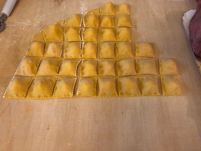 Preparazione pasta ripiena
