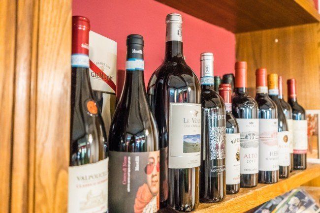 Vini francesi e toscani