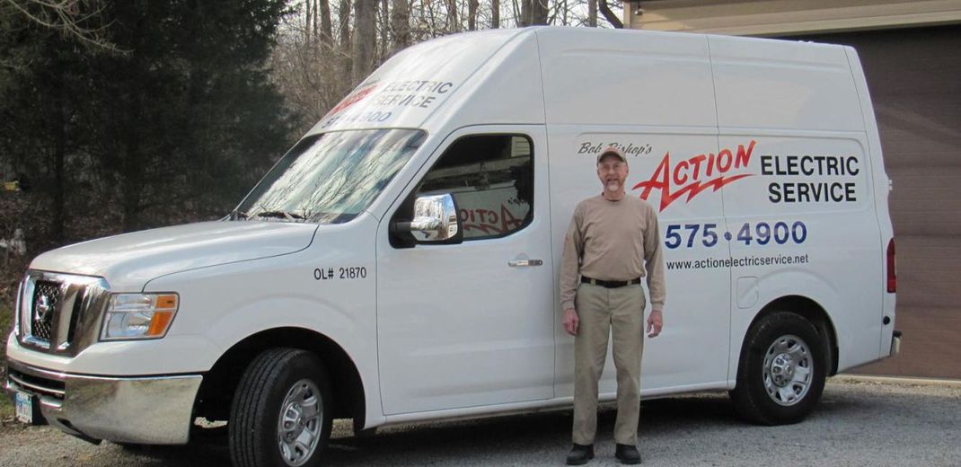 Action Electric Service truck