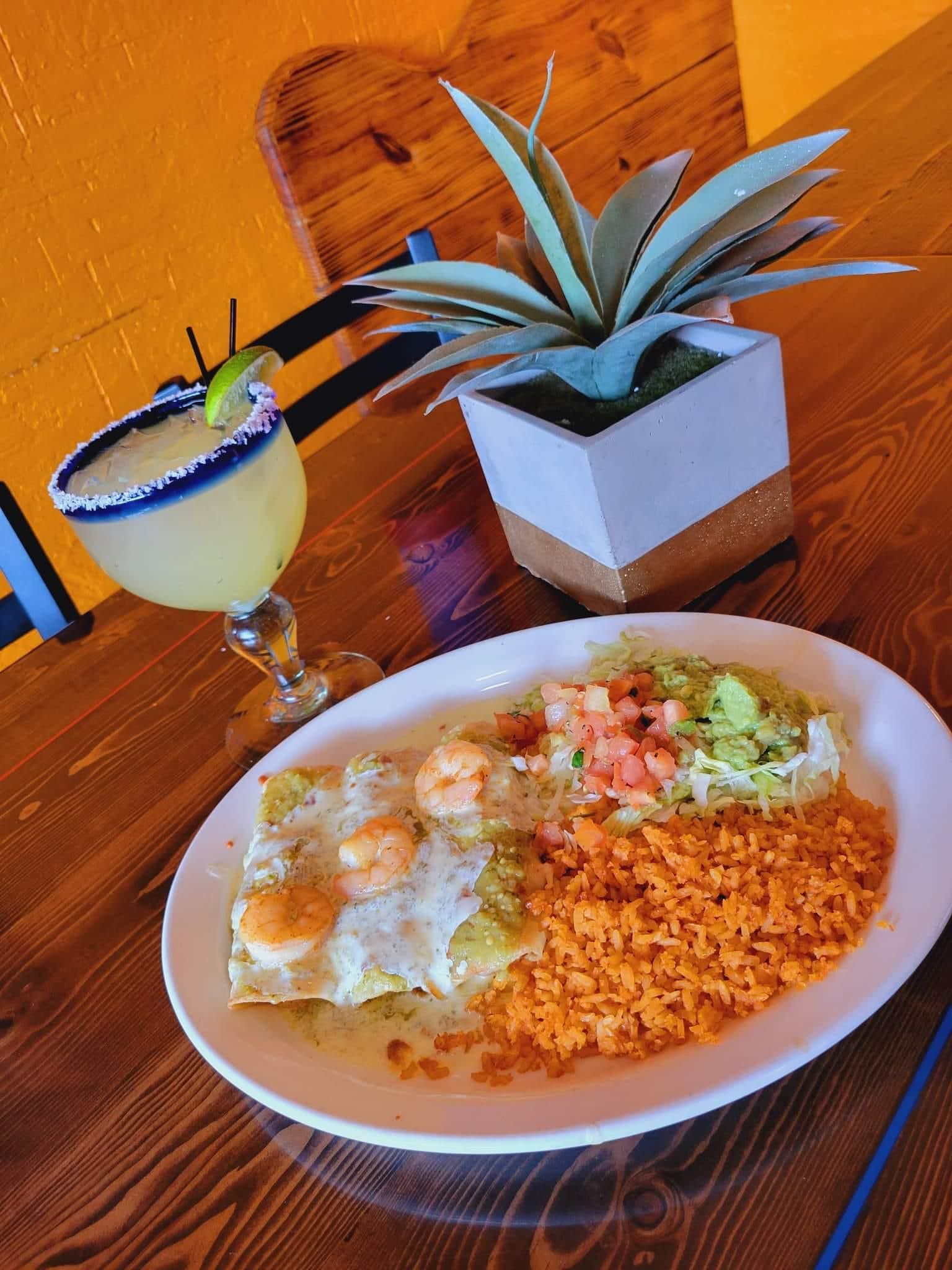 Shrimp Enchiladas — Pacific, MO — El Agave Mexican Restaurant