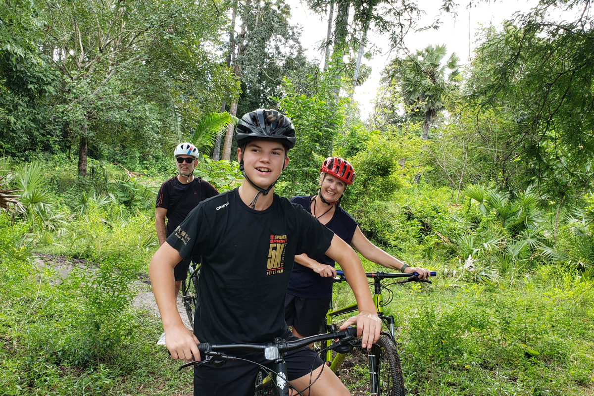 Cycling in Cambodia